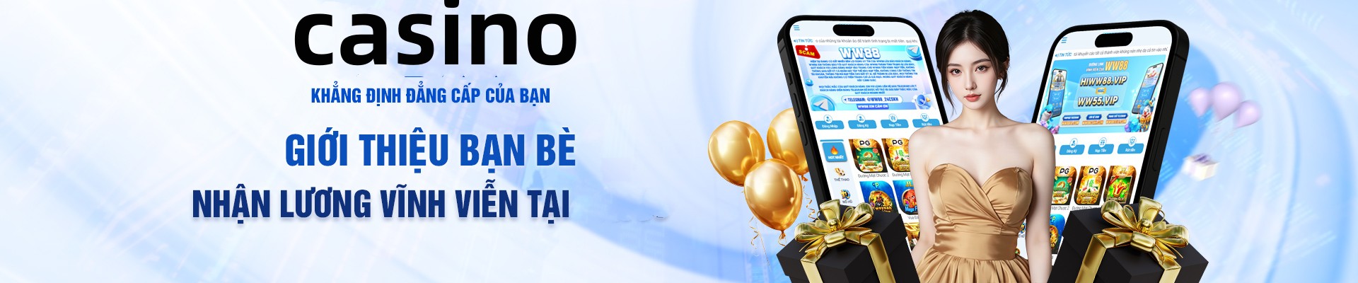Hình ảnh quảng cáo của kuwin hiển thị nền tảng và các lợi ích
